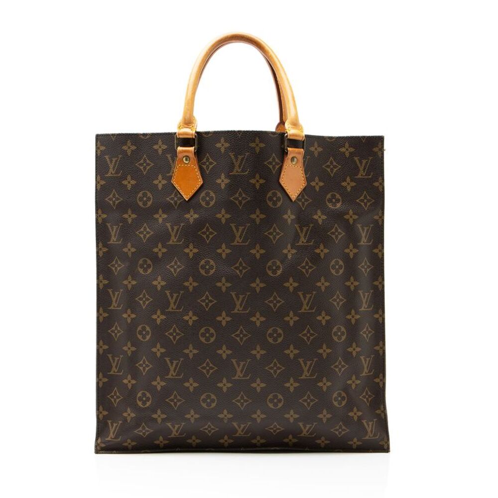 Louis Vuitton Vintage Monogram Canvas Sac Plat Tote